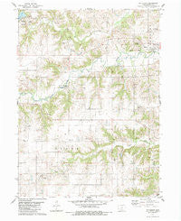 Patterson Iowa Historical topographic map, 1:24000 scale, 7.5 X 7.5 Minute, Year 1983