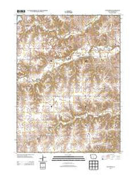 Patterson Iowa Historical topographic map, 1:24000 scale, 7.5 X 7.5 Minute, Year 2013