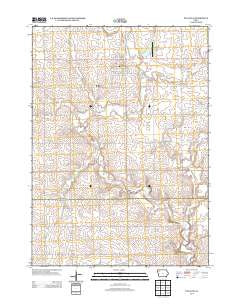 Paullina Iowa Historical topographic map, 1:24000 scale, 7.5 X 7.5 Minute, Year 2013