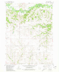 Pekin Iowa Historical topographic map, 1:24000 scale, 7.5 X 7.5 Minute, Year 1980