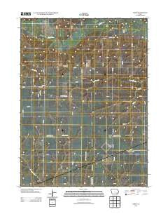 Pekin Iowa Historical topographic map, 1:24000 scale, 7.5 X 7.5 Minute, Year 2013