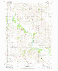 Peoria Iowa Historical topographic map, 1:24000 scale, 7.5 X 7.5 Minute, Year 1980