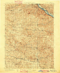 Peosta Iowa Historical topographic map, 1:125000 scale, 30 X 30 Minute, Year 1901