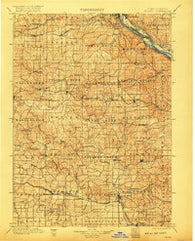 Peosta Iowa Historical topographic map, 1:125000 scale, 30 X 30 Minute, Year 1901