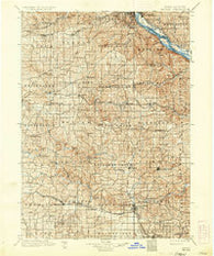 Peosta Iowa Historical topographic map, 1:125000 scale, 30 X 30 Minute, Year 1901