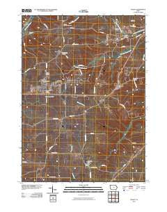 Peosta Iowa Historical topographic map, 1:24000 scale, 7.5 X 7.5 Minute, Year 2010