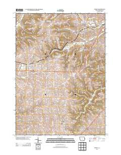 Peosta Iowa Historical topographic map, 1:24000 scale, 7.5 X 7.5 Minute, Year 2013