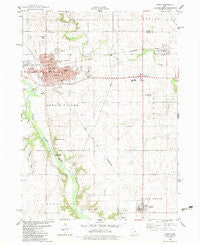 Perry Iowa Historical topographic map, 1:24000 scale, 7.5 X 7.5 Minute, Year 1982