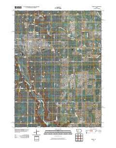 Perry Iowa Historical topographic map, 1:24000 scale, 7.5 X 7.5 Minute, Year 2010