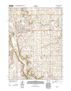 Perry Iowa Historical topographic map, 1:24000 scale, 7.5 X 7.5 Minute, Year 2013