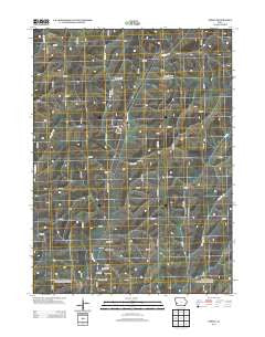 Persia Iowa Historical topographic map, 1:24000 scale, 7.5 X 7.5 Minute, Year 2013