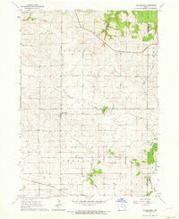 Petersburg Iowa Historical topographic map, 1:24000 scale, 7.5 X 7.5 Minute, Year 1962