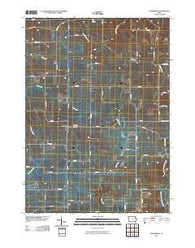 Petersburg Iowa Historical topographic map, 1:24000 scale, 7.5 X 7.5 Minute, Year 2010