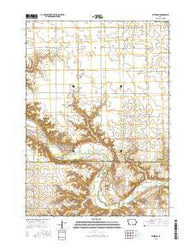 Peterson Iowa Current topographic map, 1:24000 scale, 7.5 X 7.5 Minute, Year 2015