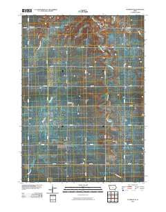 Peterson SE Iowa Historical topographic map, 1:24000 scale, 7.5 X 7.5 Minute, Year 2010