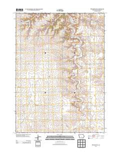 Peterson SE Iowa Historical topographic map, 1:24000 scale, 7.5 X 7.5 Minute, Year 2013