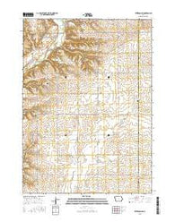 Peterson SW Iowa Current topographic map, 1:24000 scale, 7.5 X 7.5 Minute, Year 2015