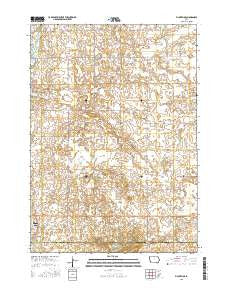 Pilot Knob Iowa Current topographic map, 1:24000 scale, 7.5 X 7.5 Minute, Year 2015