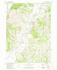 Pisgah Iowa Historical topographic map, 1:24000 scale, 7.5 X 7.5 Minute, Year 1971