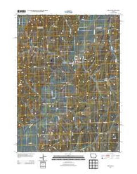 Pisgah Iowa Historical topographic map, 1:24000 scale, 7.5 X 7.5 Minute, Year 2013