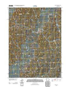 Pisgah Iowa Historical topographic map, 1:24000 scale, 7.5 X 7.5 Minute, Year 2013