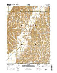 Pisgah Iowa Current topographic map, 1:24000 scale, 7.5 X 7.5 Minute, Year 2015