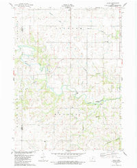 Pitzer Iowa Historical topographic map, 1:24000 scale, 7.5 X 7.5 Minute, Year 1983