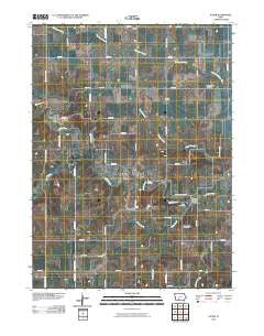 Pitzer Iowa Historical topographic map, 1:24000 scale, 7.5 X 7.5 Minute, Year 2010