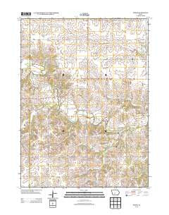 Pitzer Iowa Historical topographic map, 1:24000 scale, 7.5 X 7.5 Minute, Year 2013