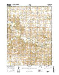 Pitzer Iowa Current topographic map, 1:24000 scale, 7.5 X 7.5 Minute, Year 2015