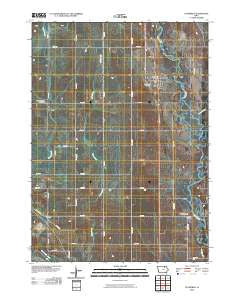 Plainfield Iowa Historical topographic map, 1:24000 scale, 7.5 X 7.5 Minute, Year 2010