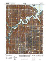 Plano Iowa Historical topographic map, 1:24000 scale, 7.5 X 7.5 Minute, Year 2010