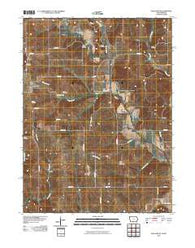 Pleasanton Iowa Historical topographic map, 1:24000 scale, 7.5 X 7.5 Minute, Year 2010