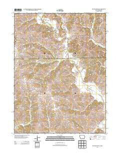 Pleasanton Iowa Historical topographic map, 1:24000 scale, 7.5 X 7.5 Minute, Year 2013