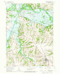 Pleasantville Iowa Historical topographic map, 1:24000 scale, 7.5 X 7.5 Minute, Year 1965