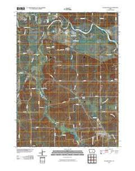 Pleasantville Iowa Historical topographic map, 1:24000 scale, 7.5 X 7.5 Minute, Year 2010