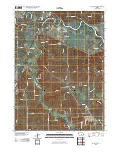 Pleasantville Iowa Historical topographic map, 1:24000 scale, 7.5 X 7.5 Minute, Year 2010