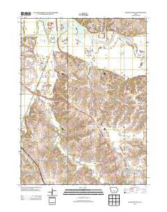 Pleasantville Iowa Historical topographic map, 1:24000 scale, 7.5 X 7.5 Minute, Year 2013
