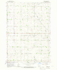 Plessis Iowa Historical topographic map, 1:24000 scale, 7.5 X 7.5 Minute, Year 1964