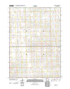 Plessis Iowa Historical topographic map, 1:24000 scale, 7.5 X 7.5 Minute, Year 2013