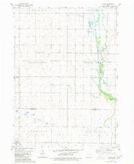 Plover Iowa Historical topographic map, 1:24000 scale, 7.5 X 7.5 Minute, Year 1980