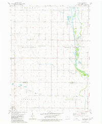 Plover Iowa Historical topographic map, 1:24000 scale, 7.5 X 7.5 Minute, Year 1980