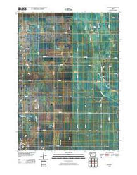 Plover Iowa Historical topographic map, 1:24000 scale, 7.5 X 7.5 Minute, Year 2010