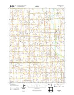 Plover Iowa Historical topographic map, 1:24000 scale, 7.5 X 7.5 Minute, Year 2013