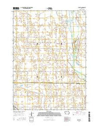Plover Iowa Current topographic map, 1:24000 scale, 7.5 X 7.5 Minute, Year 2015
