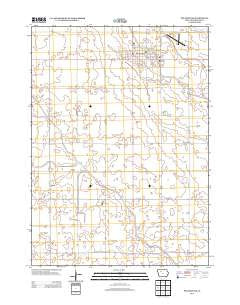 Pocahontas Iowa Historical topographic map, 1:24000 scale, 7.5 X 7.5 Minute, Year 2013