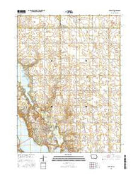 Polk City Iowa Current topographic map, 1:24000 scale, 7.5 X 7.5 Minute, Year 2015