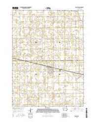 Pomeroy Iowa Current topographic map, 1:24000 scale, 7.5 X 7.5 Minute, Year 2015