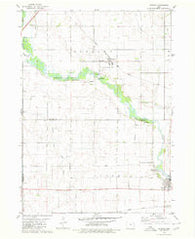 Popejoy Iowa Historical topographic map, 1:24000 scale, 7.5 X 7.5 Minute, Year 1979