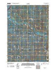 Popejoy Iowa Historical topographic map, 1:24000 scale, 7.5 X 7.5 Minute, Year 2010